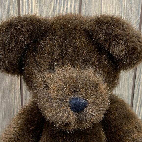 Boyds Bear JB Bean Series Brown Weighted Posable Articulated Vintage 90s 16" - Picture 2 of 6